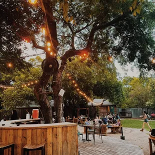 Outdoor seating area