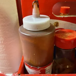 Seriously? When were these containers cleaned? So sticky.