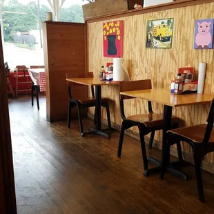 Inside of the dining area