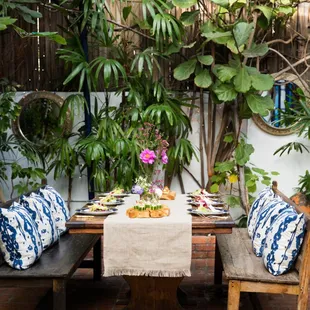 Daytime event on the Garden Patio