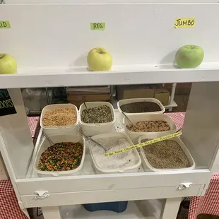 Sprinkles for Carmel Apples