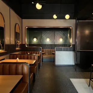 the interior of a restaurant