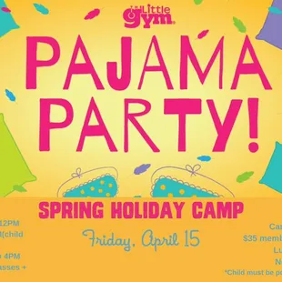 Spring holiday/Good Friday camp