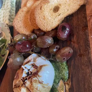 hunka cheese was great and served with perfectly toasted local bread.