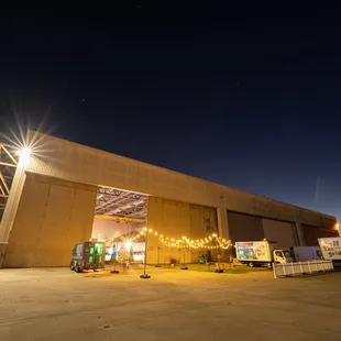 A unique indoor/outdoor location located at Alameda Point.