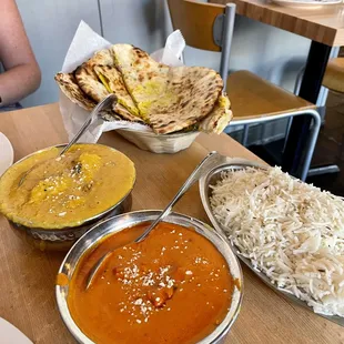 a variety of food items