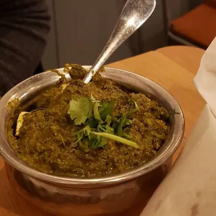 Palak paneer