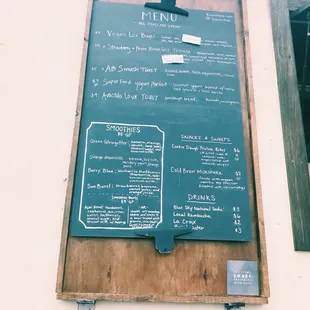 Check out that yummy menu!
