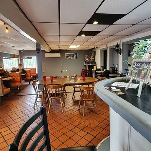 View from bar