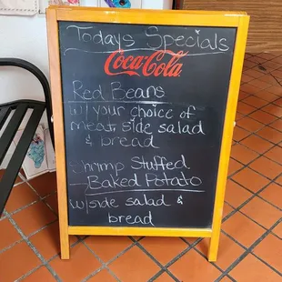Chalkboard Specials