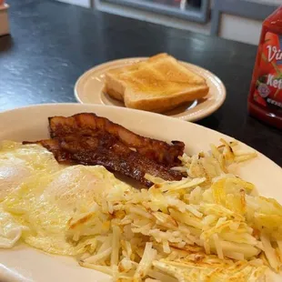 Two egg breakfast