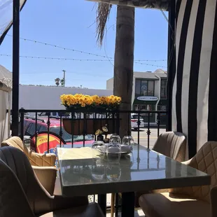 Patio dining