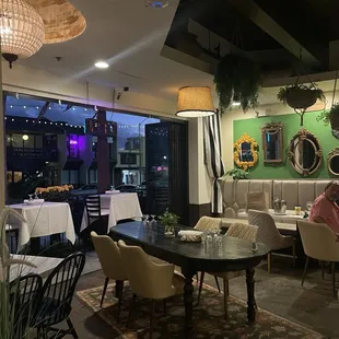 Indoor seating