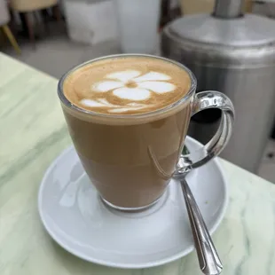 Almond milk latte.