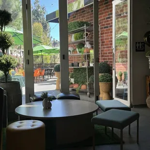 Looking towards the outdoor patio.
