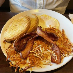 The Sunrise!  Hash browns extra but the best!