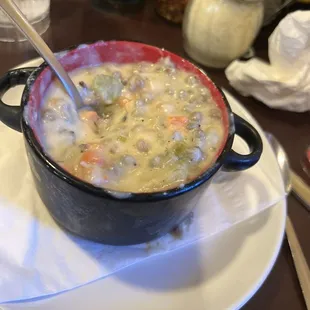 Chicken and wild rice soup