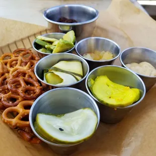 Pickle flight! So delicious!