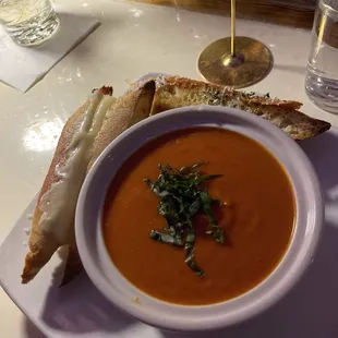 Grilled cheese &amp; tomato soup
