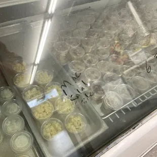 All the different toppings..