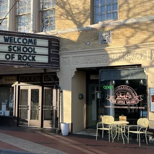 Front of the shop.