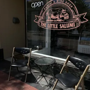 Outdoor seating