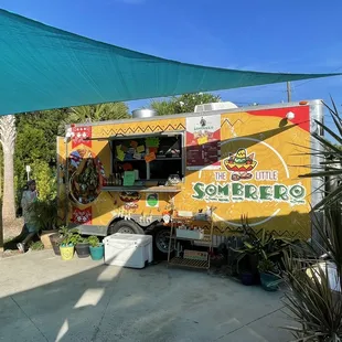 Little Sombrero in the Village Garden.