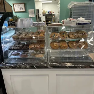 interior, bagels