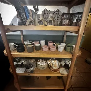 Cute selection of handmade items inside. Would make a good gift.