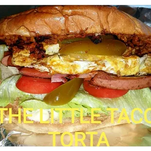 a close up of a sandwich