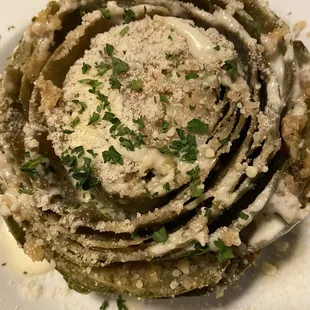The Stuffed Artichoke was served almost cold and undercooked what a food sin $16