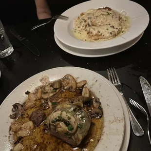 Filet Palermo and Chicken Piccata