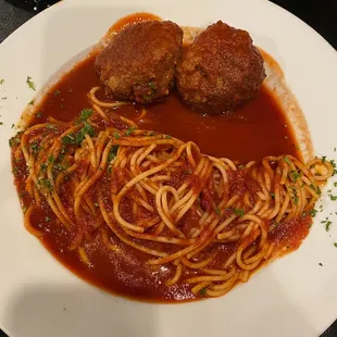 Spaghetti w/meatballs