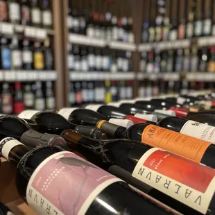 The Little Wine Shoppe's wine racks