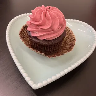 Chocolate Raspberry Cupcake
