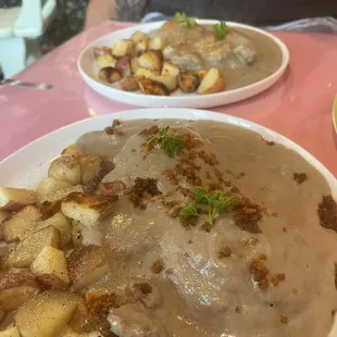 Gf vegan Biscuits and Gravy