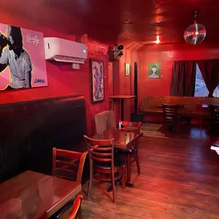 a blurry image of a person walking by