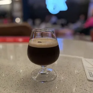 Licor 43 and Espresso drink