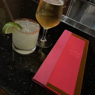 Spicy margarita &amp; michelob ultra