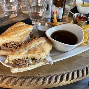 Prime Rib French Dip Sandwich!