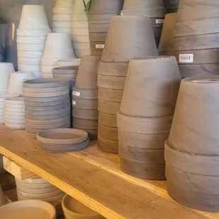 Some of the pots available