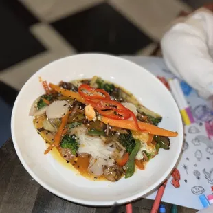 Vegan stir fry