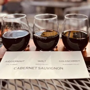 Wine flight