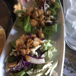 Thai Chicken Lettuce Cups