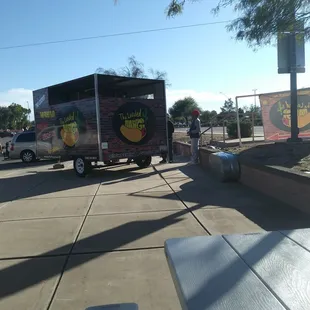 outside, sushi and sashimi