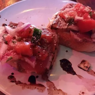 Yellowfin Bruschetta ala Downtown Dinning Week.