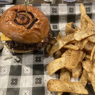 Chute Burger and Chute fries