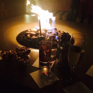 Firepit and patio time 6-4-2015