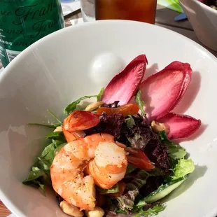 33N garden salad w/ shrimp (1/2 portion)