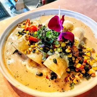 Butternut Squash Enchiladas